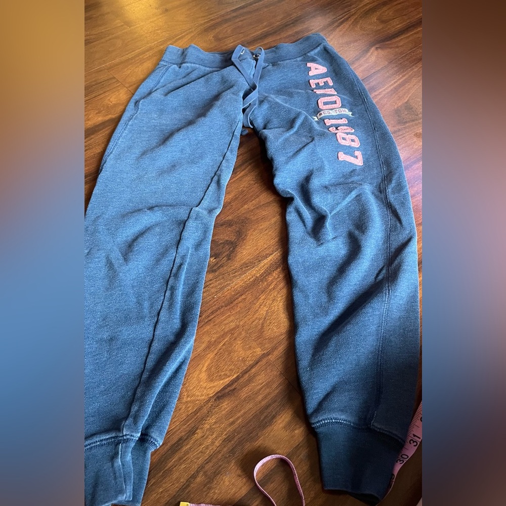 Aeropostale Blue Straight Leg Pants